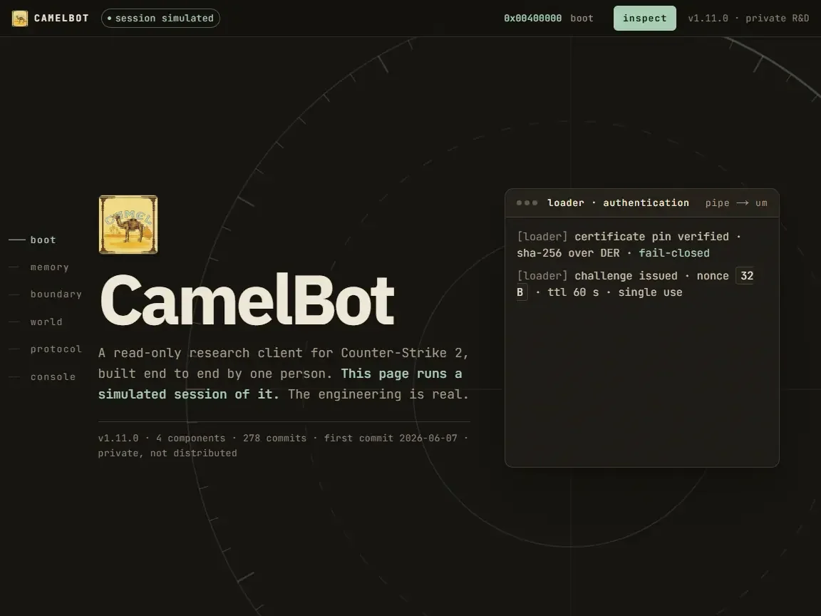 CamelBot CS2, case thumbnail