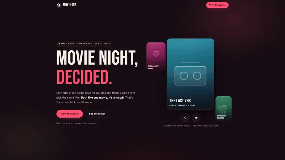 Movinder, case thumbnail
